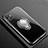 Ultra-thin Transparent TPU Soft Case Cover with Magnetic Finger Ring Stand C01 for Apple iPhone 11 Black