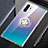 Ultra-thin Transparent TPU Soft Case Cover with Magnetic Finger Ring Stand C01 for Samsung Galaxy Note 10 Plus 5G Clear