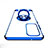 Ultra-thin Transparent TPU Soft Case Cover with Magnetic Finger Ring Stand C01 for Samsung Galaxy S20