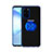 Ultra-thin Transparent TPU Soft Case Cover with Magnetic Finger Ring Stand C01 for Samsung Galaxy S20 Plus 5G Blue