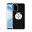 Ultra-thin Transparent TPU Soft Case Cover with Magnetic Finger Ring Stand C01 for Samsung Galaxy S20 Silver