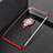 Ultra-thin Transparent TPU Soft Case Cover with Magnetic Finger Ring Stand C02 for Huawei Mate 20 X 5G Red