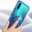 Ultra-thin Transparent TPU Soft Case Cover with Magnetic Finger Ring Stand C02 for Huawei P30
