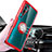 Ultra-thin Transparent TPU Soft Case Cover with Magnetic Finger Ring Stand D02 for Xiaomi Mi Note 10