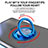 Ultra-thin Transparent TPU Soft Case Cover with Magnetic Finger Ring Stand for Sony Xperia 10 IV