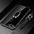 Ultra-thin Transparent TPU Soft Case Cover with Magnetic Finger Ring Stand S01 for Huawei Honor 7A Black
