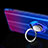 Ultra-thin Transparent TPU Soft Case Cover with Magnetic Finger Ring Stand S01 for Oppo K1