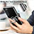 Ultra-thin Transparent TPU Soft Case Cover with Magnetic Finger Ring Stand S01 for Samsung Galaxy S21 FE 5G