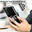 Ultra-thin Transparent TPU Soft Case Cover with Magnetic Finger Ring Stand S01 for Samsung Galaxy S22 Plus 5G