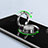 Ultra-thin Transparent TPU Soft Case Cover with Magnetic Finger Ring Stand S05 for Samsung Galaxy S21 Ultra 5G