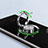 Ultra-thin Transparent TPU Soft Case Cover with Magnetic Finger Ring Stand S05 for Samsung Galaxy S22 Ultra 5G