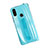 Ultra-thin Transparent TPU Soft Case Cover with Stand S01 for Huawei P20 Lite Blue