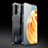 Ultra-thin Transparent TPU Soft Case Cover Z01 for Oppo K7 5G Black