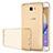 Ultra-thin Transparent TPU Soft Case for Samsung Galaxy J5 Prime G570F Gold