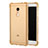 Ultra-thin Transparent TPU Soft Case H01 for Xiaomi Redmi Note 4X High Edition Gold