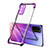 Ultra-thin Transparent TPU Soft Case S01 for Huawei Honor 30 Lite 5G Purple