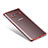 Ultra-thin Transparent TPU Soft Case T06 for Samsung Galaxy Note 8 Red