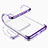 Ultra-thin Transparent TPU Soft Case T07 for Huawei P20 Pro Purple