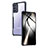 Ultra-thin Transparent TPU Soft Case T08 for Samsung Galaxy A72 5G Black