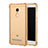 Ultra-thin Transparent TPU Soft Case T12 for Xiaomi Redmi Note 3 Pro Gold