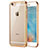 Ultra-thin Transparent TPU Soft Case T16 for Apple iPhone 6S Gold