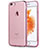 Ultra-thin Transparent TPU Soft Case T18 for Apple iPhone SE3 2022 Rose Gold