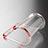 Ultra-thin Transparent TPU Soft Case T19 for Apple iPhone SE3 2022 Red