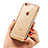 Ultra-thin Transparent TPU Soft Case T21 for Apple iPhone SE (2020) Gold