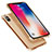 Ultra-thin Transparent TPU Soft Case U01 for Apple iPhone X Gold
