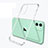 Ultra-thin Transparent TPU Soft Case U03 for Apple iPhone 11 Clear