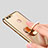 Ultra-thin Transparent TPU Soft Case with Finger Ring Stand for Huawei Enjoy 8 Plus Gold