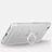 Ultra-thin Transparent TPU Soft Case with Finger Ring Stand S01 for Apple iPhone 6 Silver