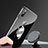 Ultra-thin Transparent TPU Soft Case with Finger Ring Stand T01 for Apple iPhone X Black