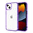Ultra-thin Transparent TPU Soft Case YJ1 for Apple iPhone 13 Purple
