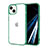 Ultra-thin Transparent TPU Soft Case YJ2 for Apple iPhone 13 Midnight Green