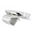 Universal Car Dashboard Mount Clip Cell Phone Holder Cradle T03 White