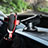 Universal Car Suction Cup Mount Cell Phone Holder Cradle H10 Red