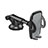 Universal Car Suction Cup Mount Cell Phone Holder Cradle H11 Silver