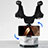 Universal Car Suction Cup Mount Cell Phone Holder Cradle JD5 Black