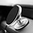 Universal Car Suction Cup Mount Magnetic Cell Phone Holder Cradle Silver