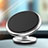 Universal Car Suction Cup Mount Magnetic Cell Phone Holder Cradle Silver