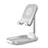 Universal Cell Phone Stand Smartphone Holder for Desk K18 Silver