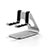 Universal Cell Phone Stand Smartphone Holder for Desk K25 Silver