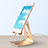 Universal Cell Phone Stand Smartphone Holder for Desk T08 Gold