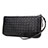 Universal Diamond Leather Wristlet Wallet Handbag Case H15 Black