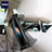 Universal Fit Car Back Seat Headrest Tablet Mount Holder Stand B02 for Huawei MediaPad M6 8.4 Black