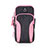 Universal Gym Sport Running Jog Arm Band Strap Case A09 Pink