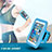 Universal Gym Sport Running Jog Arm Band Strap Case B02 Sky Blue