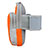 Universal Gym Sport Running Jog Arm Band Strap Case B24 Orange