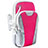 Universal Gym Sport Running Jog Arm Band Strap Case B32 Red